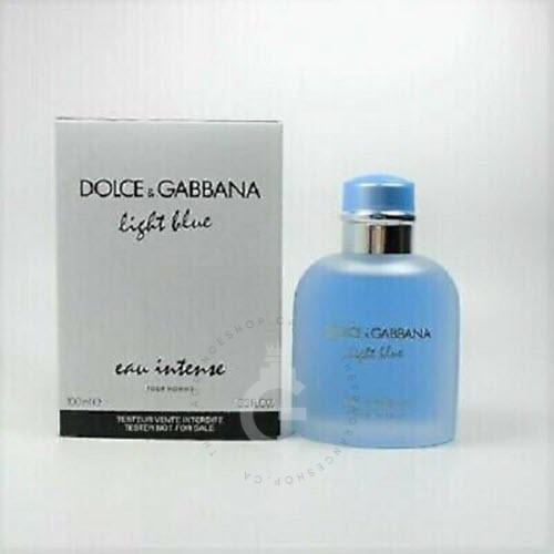 Dolce Gabbana Light Blue Eau Intense EDP For Him 100ml 3.3 Fl oz Tester